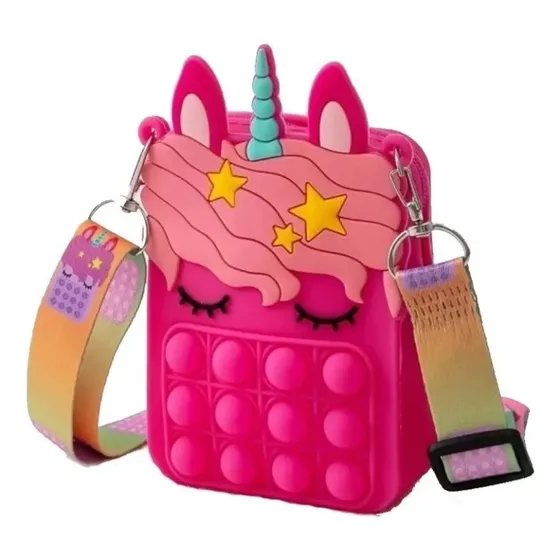 Cartera Pop It Push Pop Fidget Toy Juguete Antiestrés Grande