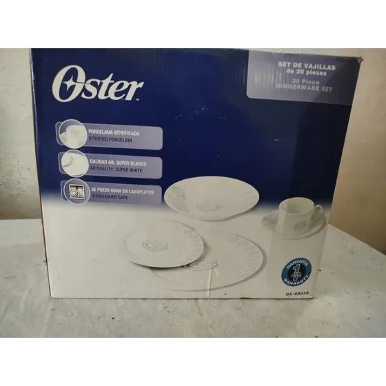 Set De Vajillas Oster 20 Piezas