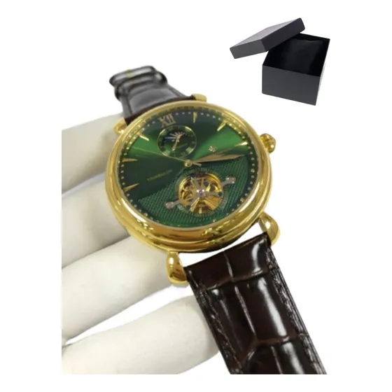 Relógio Vacheron Constantin Calibre Automatic Pulseira Couro