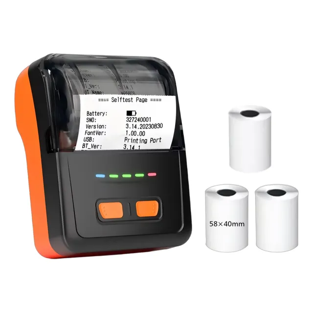 Impresora Térmica De Tickets Bluetooth Portátil 58mm