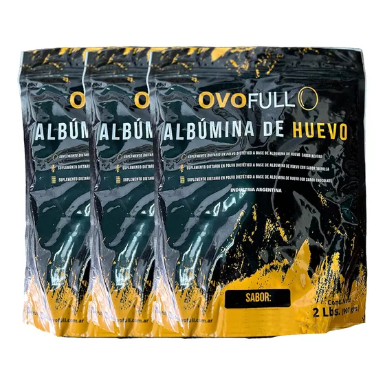 3kg Proteina Clara De Huevo Albumina Ovofull 80% Deshidratad
