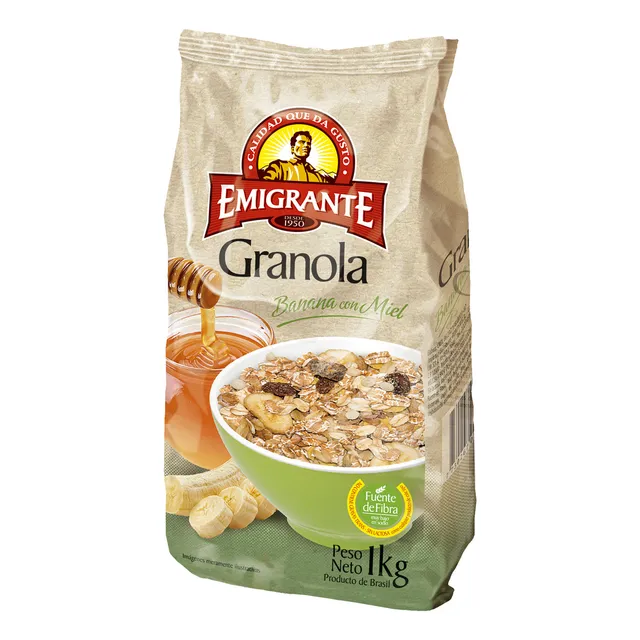 Granola Banana Y Miel Emigrante 1 Kg