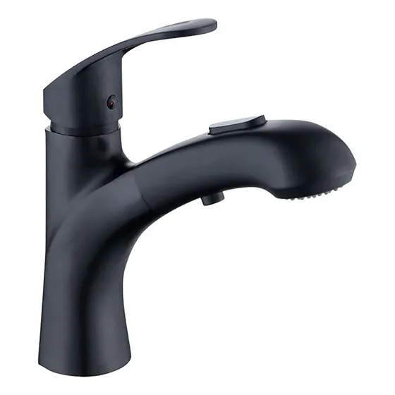 Upbeer Grifo Baño Extraible Fregadero Barra Un Solo Agujero