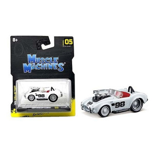 Muscle Machines 1:64 1964 Shelby Cobra #98 - 15551wh Muscle Machines 1:64 1964 Shelby Cobra #98 - 15551wh