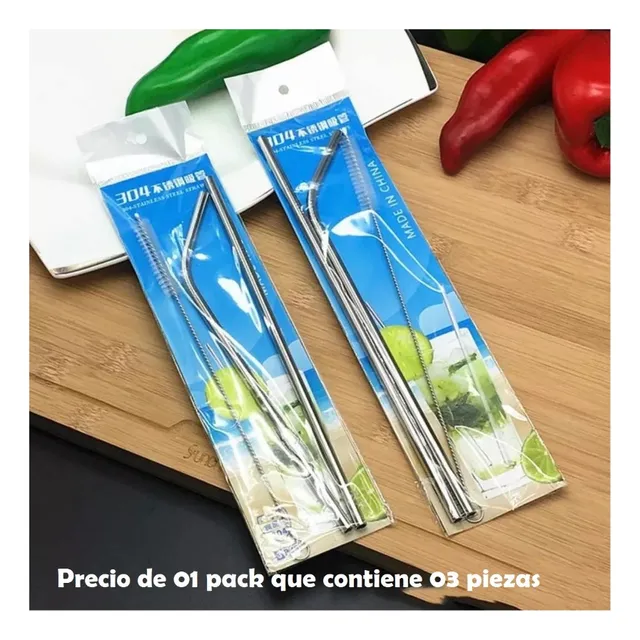 Sorbetes Reutilizables/ Sorbetes Ecológicos