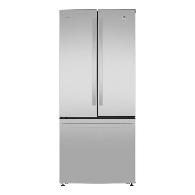 Refrigerador con freezer GE PNF25FYRCFS color gris con capacidad de 708L