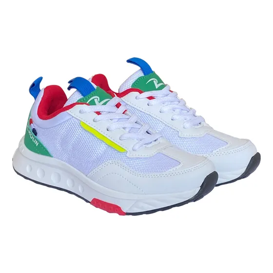 Zapatos Deportivos Para Niños Niñas Star Blancos Pocholin