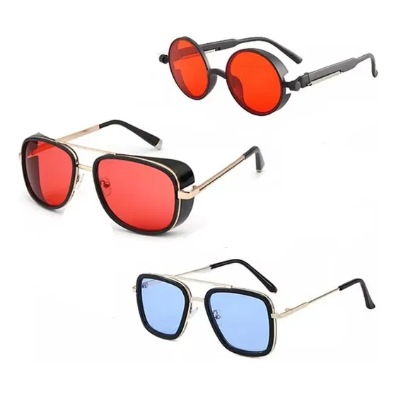 Lentes Sol Tony Stark Ironman Avengers Spider Hombre Mujer