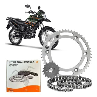Coroa Pinhão Corrente Bros 160 Xre 190 Kit Transmissão Cofap Coroa Pinhão Corrente Bros 160 Xre 190 Kit Transmissão Cofap