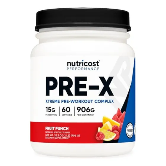 Complejo De Preentrenamiento En Polvo Nutricost Pre-x Xtreme