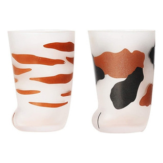 2 Tazas De 300 Ml Con Forma De Pata De Gato De Estilo Japoné 2 Tazas De 300 Ml Con Forma De Pata De Gato De Estilo Japoné