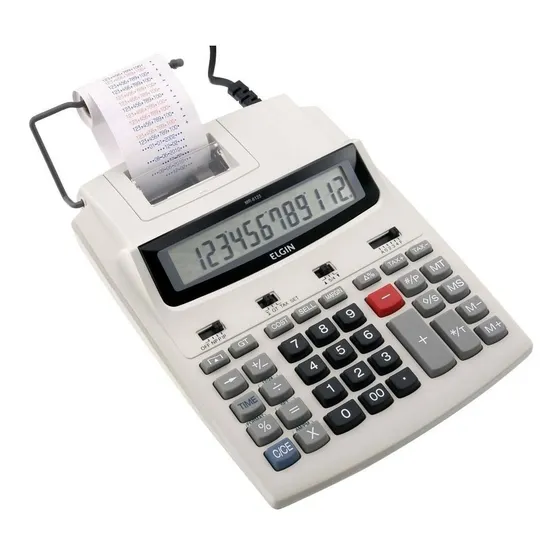 Calculadora Com Bobina 12 Digitos Elgin Mr 6125 Frete Gratis