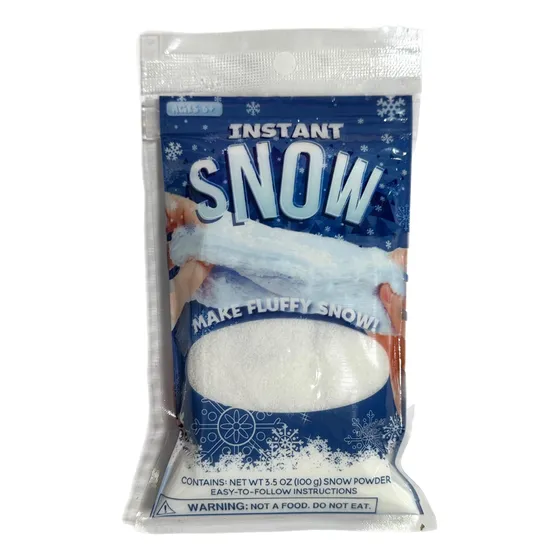 Polvo De Nieve Instantáneo Artificial Para Decoraciones Navi