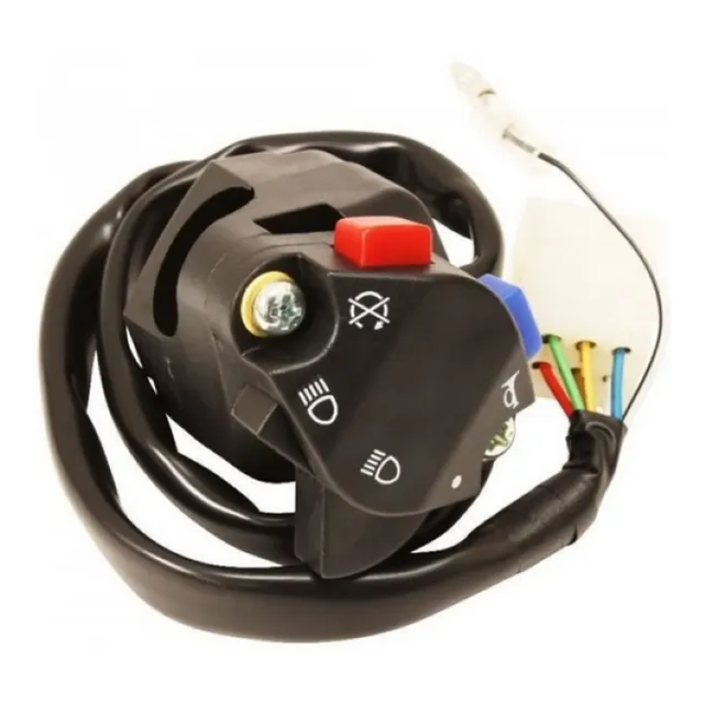 Punho Interruptor Botão Liga Desliga Luz Farol Ktm 04-17 Red