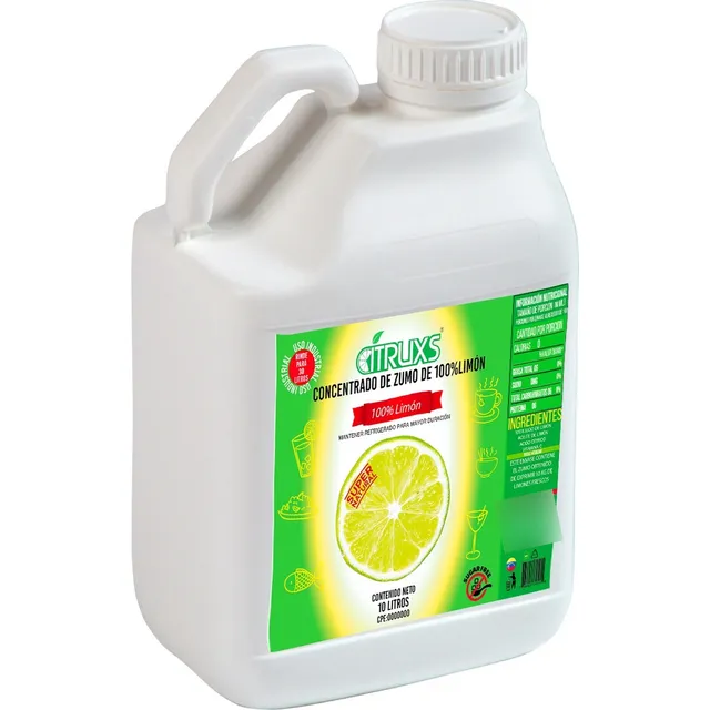 Concentrado De Limon 100% Natural 10 Litros