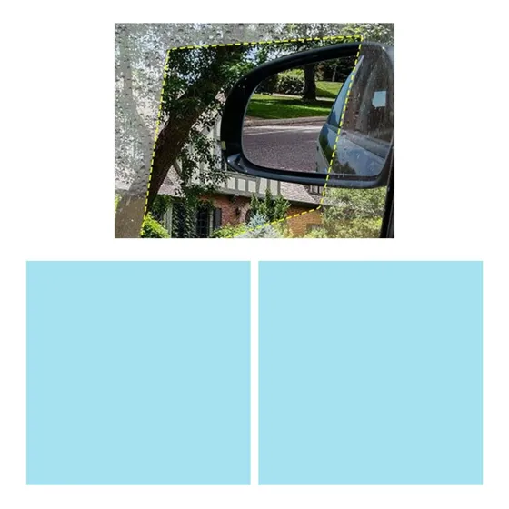 Película P/ Janela Carro Anti Embassante Chuva Reflexo 20cm