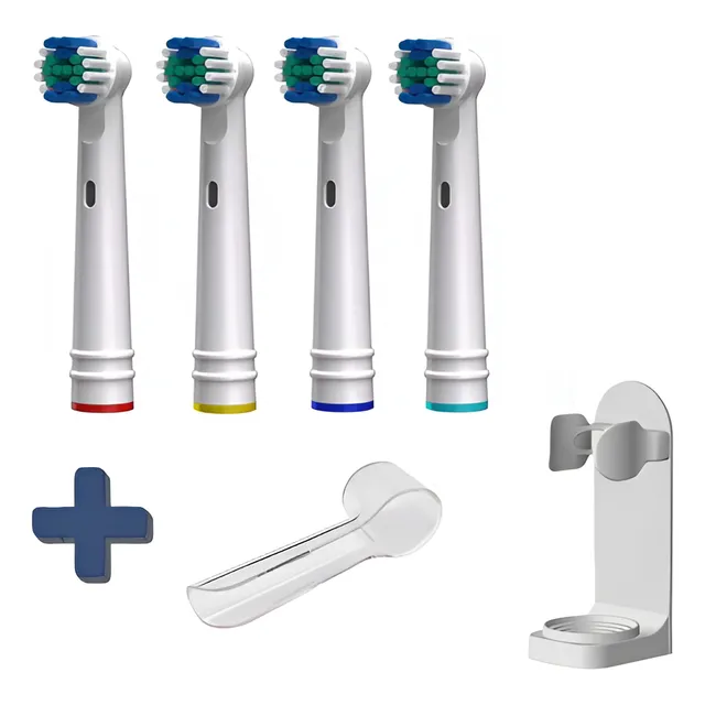 Cabezal Generico X 4 Cepillo Diente Oralb + Base + Protector