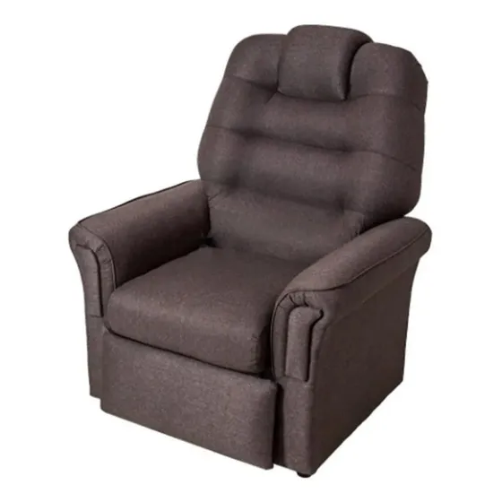 Tu Sillon Ya Reclinable Simple tela chenille color marrón oscuro