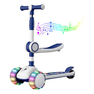 Scooter Plegable Con Asiento Regalo Ideal Para Niños Scooter Plegable Con Asiento Regalo Ideal Para Niños