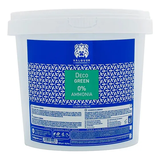 Decolorante Valquer Profesional Sin Amoniaco De 1000gr