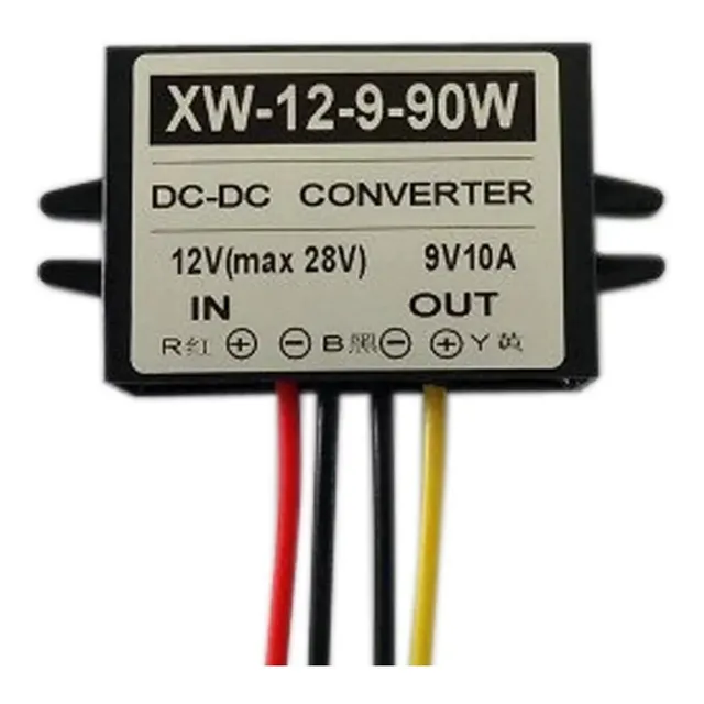 Convertidor De Voltaje 12v (11v/28v) A 9v 10a.