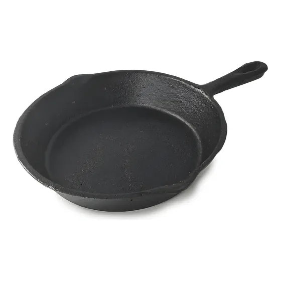 Sartén Bifera Hierro Lozafer 24cm Negro Circular Apto Lavavajillas