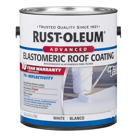 Revestimiento Elastomérico De Techo Blanco 3.78 L 10 Años