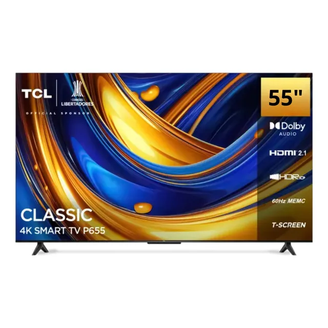 Tv Tcl 55 Pulgadas 139 Cm 55p655 4k-uhd Led Smart Tv Google