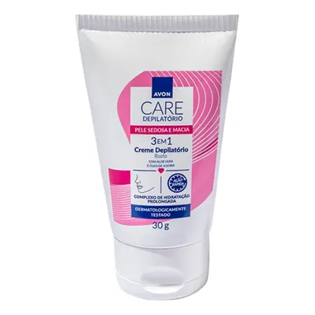 Creme Depilatório Facial 3 em 1 Avon Care 30 g Vegano