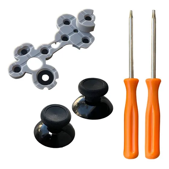 Borracha Condutiva + Analógicos + Torx Para Xbox Series S X