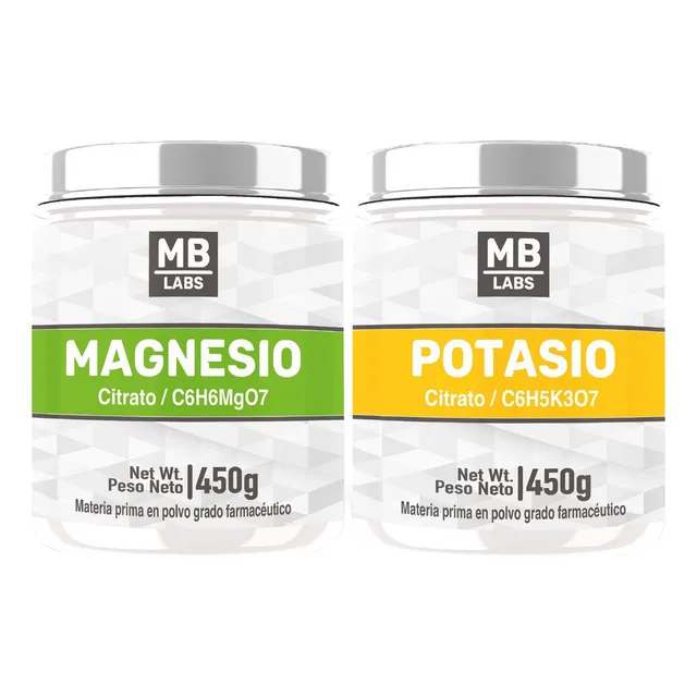 Magnesio + Potasio Polvo 900g