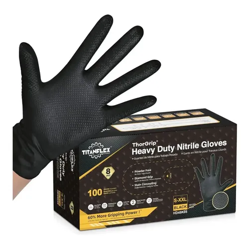 Luva Superglove Black Skin Nitrílica Super Safety Ca 38645 Tamanho
