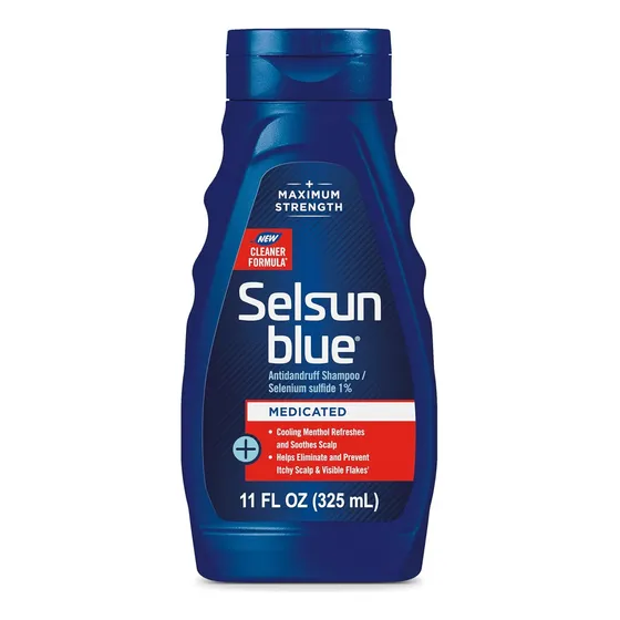 Champú Hidratante Selsun Blue Para La Caspa Medicado Mentol