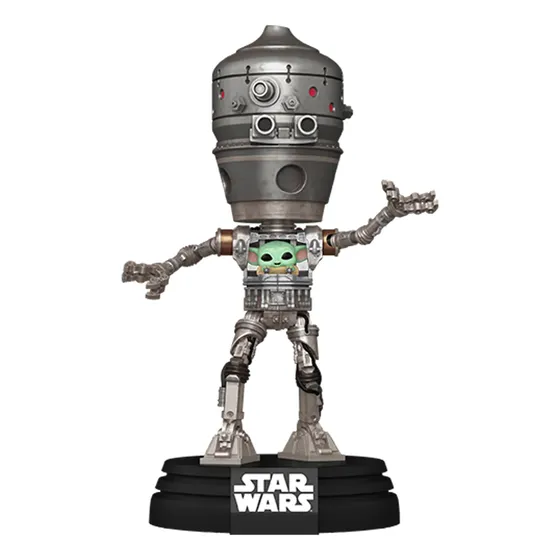 Funko Pop Star Wars Ig-12 W/ Grogu # 720 Con Luces Y Sonidos
