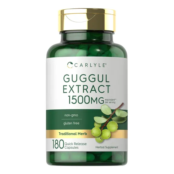 Suplemento De Extracto De Carlyle Guggul 1500 Mg 180 Cápsula