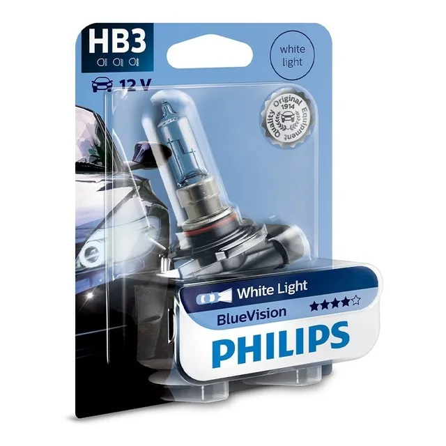Lampara Blue Vision Philips 9005 Hb3 4000k 65w