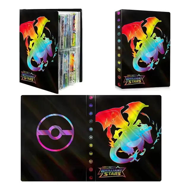 Álbum Cartas Pokémon 240 Ud Carpeta Mewtwo - Mew Holográfica