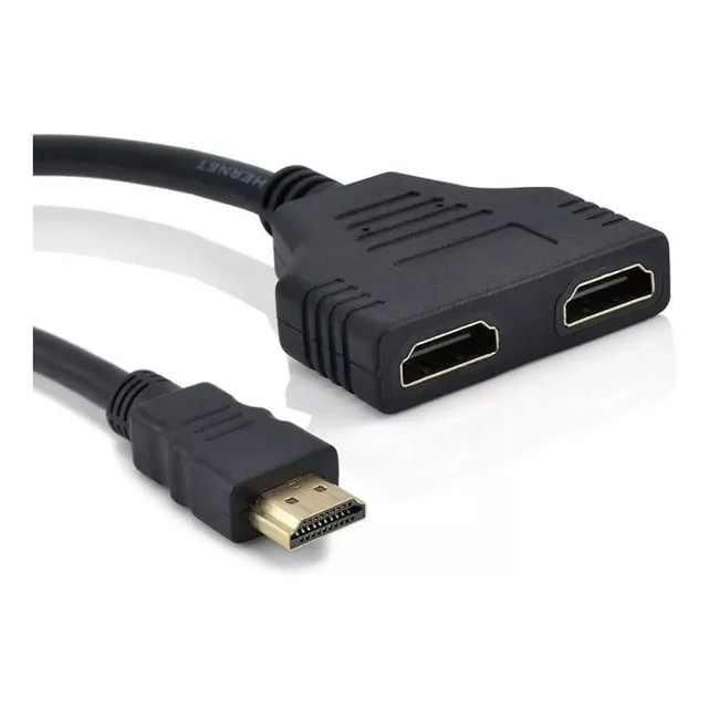 Splitter Hdmi 1x2 Cable Adaptador Derivador 1080p Espejo