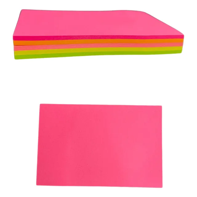 Bloco De Notas 100 Folhas Post Auto Adesivo Cubo Colorido It