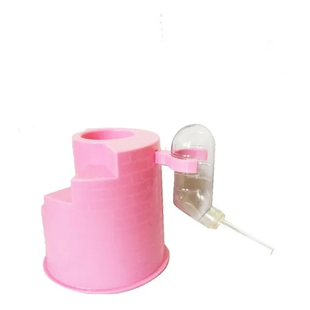 Casa Torre Para Hamster Topitos Ejercicio Comedero Bebedero 