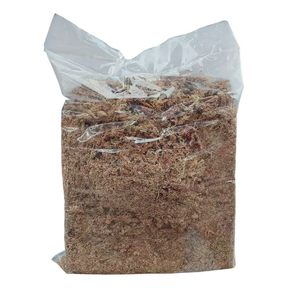 Bloque De Musgo Sphagnum Deshidratado 28x28x13cm Expande 80l