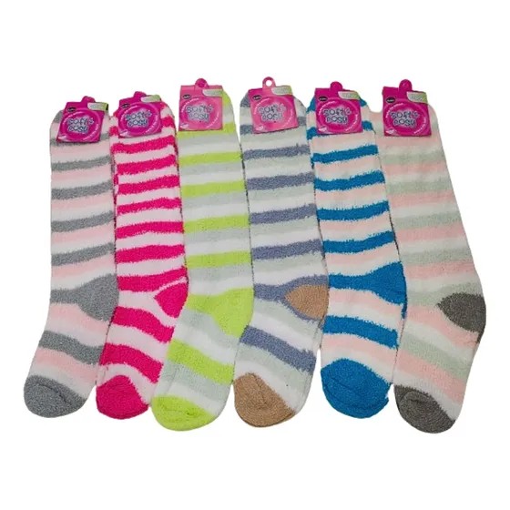 Pack Con 6 Medias Bucaneras De Plush Damas