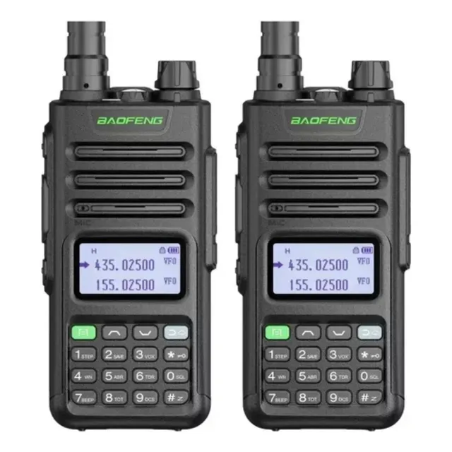 2 Rádios Baofeng Uv13 Pro Profissional Uhf Vhf