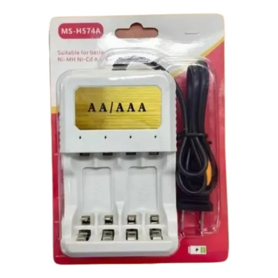Cargador De Pilas Aa/aaa Ms-h574a
