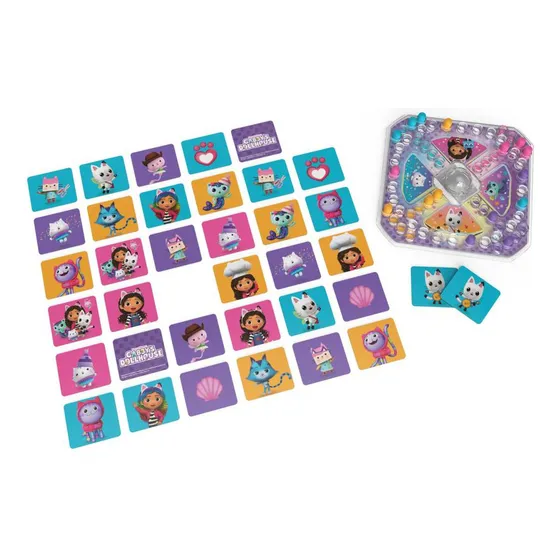 Juego De Mesa Gabby's Dollhouse Pop Up Y Memoria