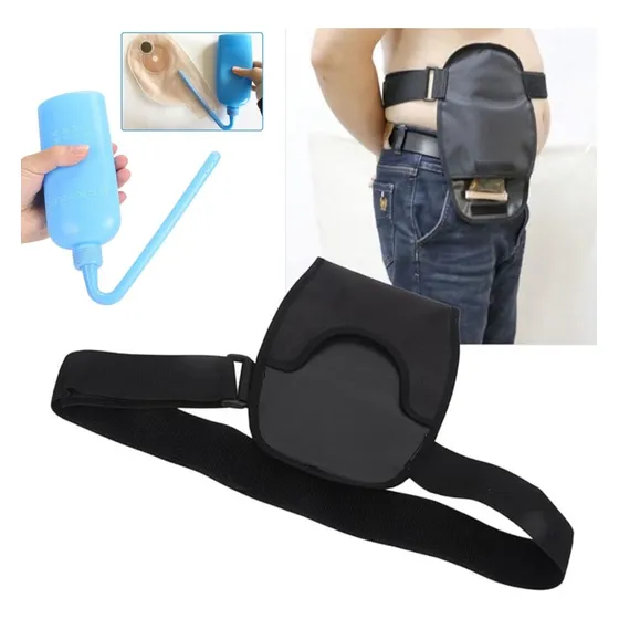 2pc,faja Fara Colostomia Ostomia Funda,botella De Limpieza