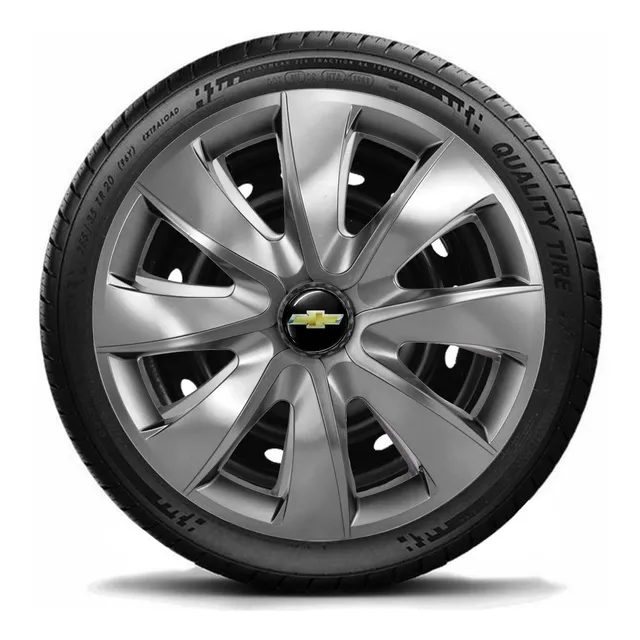 Calota Jogo Aro 14 Grafite Corsa Prisma Onix Montana Lc231