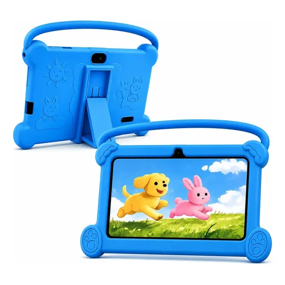 Tablet Para Niños Android 12 7 Pulgadas 4GB RAM 32GB Funda
