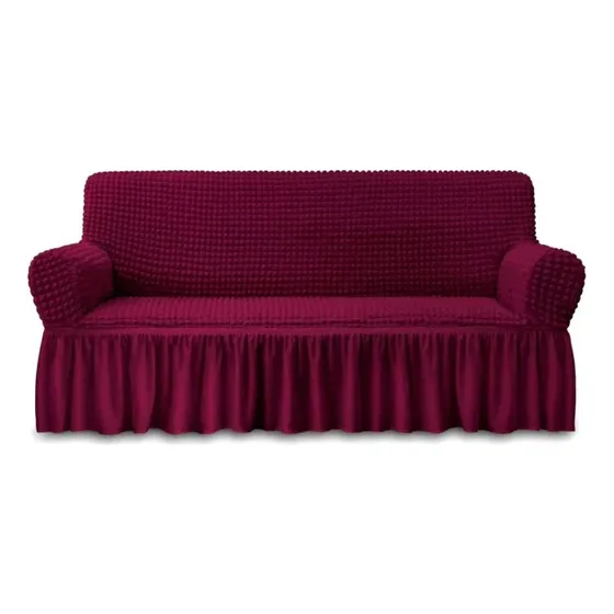 Fundas Elasticas Para Sofas Turca Cubre Sillones 3 Cuerpos Color Rojo