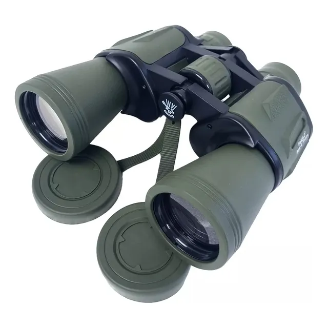 Binoculares 20x50 Verde Militar Con Estuche